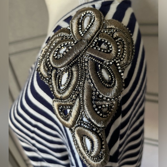 The Kooples Tops - The Kooples Embellished Tee Size 2 Medium